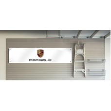 Porsche Small Logo Garage/Workshop Banner
